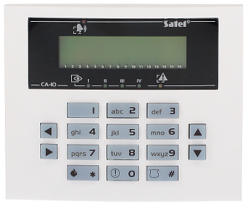 Tastatură de alarmă Satel CA-10-KLCD-S