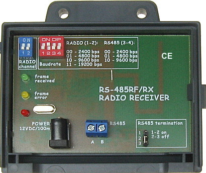 Receiver PTZ RS-485 wireless 868 MHz RF/RX