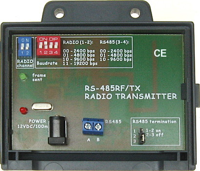 Transmițător PTZ RS-485 wireless 868 MHz RF/TX