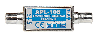Amplificator CATV inline 20dB APL-108 AMS 88...790 MHz