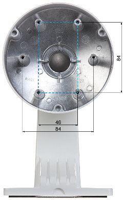 Suport prindere Hikvision DS-1273ZJ-130-TRL, dimensiuni: Φ130×182×120mm