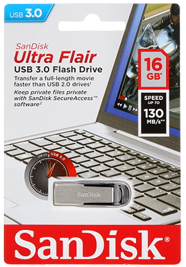 PENDRIVE USB 3 0 FD 16 ULTRAFLAIR SAN DISK 16 GB USB 3 0 SANDISK