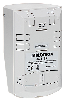 Detector PIR Jablotron 100 JA-110P adresabil 12 m, 110 grade
