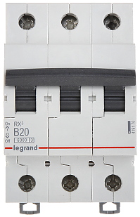 Disjunctor automat 3P tripolar 20 A curbă B LE-419170 Legrand