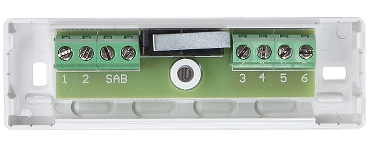 Doză prelungire fire alarmă MZ-1-S SATEL 6 reglete + tamper mică