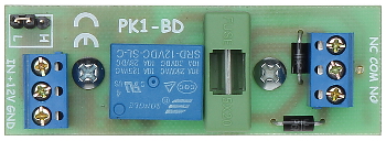 Modul releu NO/NC comandă 10-16VDC, 10A la 50 V - PK1-12-PST