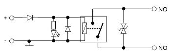Modul 1 releu 10-16VDC, comutare 10A la 50VAC PK1-12-ZD montaj DIN35