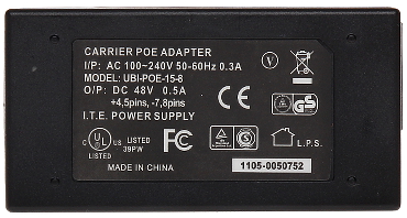 Injector PoE 802.3at 48V 24W pentru alimentare camere IP, routere, AP