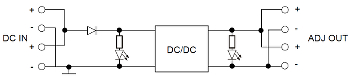 Convertor DC intrare 4.5...40 V ieşire 1.2...35VDC 3A PZD-3517-W4