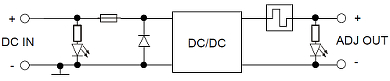 Convertor DC intrare 8...36 V ieşire 8...48VDC 5A PZU-4810-D2