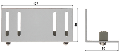 Contact magnetic Jablotron SA-220 cu bază reglabilă, de exterior, aluminiu