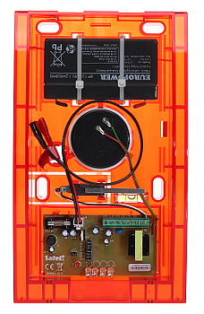 Sirenă de exterior SP-4002-R Satel120 dB, flash roșu, include acumulator 1.2A
