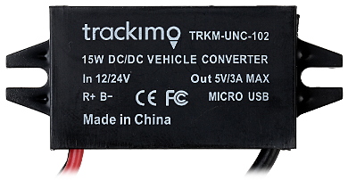 PRZETWORNICA ZASILANIA TRACKIMO 12 24V 5V micro USB Trackimo