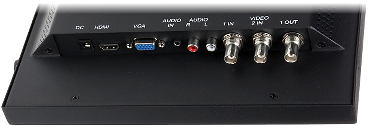 Monitor portar 15&quot; VMT-155M intrare VGA, HDMI, audio,2xBNC, telecomandă