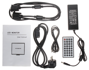 MONITOR VGA, 2XVIDEO, HDMI, AUDIO, TELECOMANDA VMT-195M 19 " VILUX