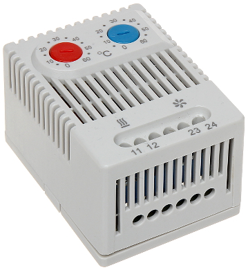 Termostat dual racire-incalzire 250VAC 0÷60 °C, 10A, ZR-011