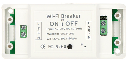 Releu inteligent cu 1 canal ATLO-B1 WiFi, compatibil TuyaSmart, 10A/2400W