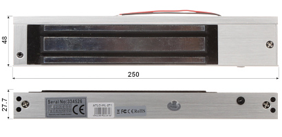Electromagnet ATLO ML-371 Kg, 12 VDC, LED
