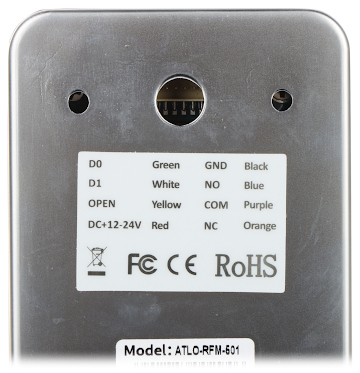 Controller acces biometric+RFID 125 kHz ATLO-RFM-501 2000 utilizatori 1000 amprente