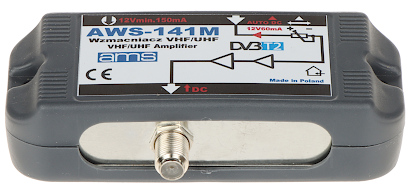 Mini amplificator 1 ieșire CATV 24 dB AWS-141M AMS 87...694 MHz