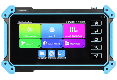 Tester CCTV 4K/8Mpix analogic/IP CS-H6-50H cu sursă PoE, Wifi, touchscreen