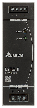 ZASILACZ IMPULSOWY DRL 24V240W 1EN LYTE II Delta Electronics