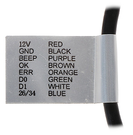 Cititor de proximitate cu tastatura RFID Hikvision DS-K1802EK, interior/exterior, 125 KHz
