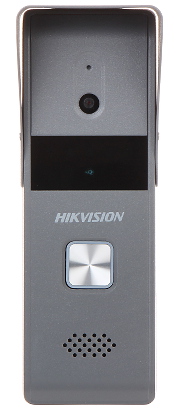 Kit videointerfon Hikvision DS-KIS203, pentru o familie, analogic, 4 fire, monitor color 7 inch