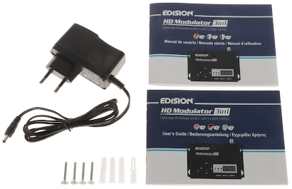 Modulator HDMI FullHD DVB-T, DVB-C, ISDB-T EDISION-3IN1/HD