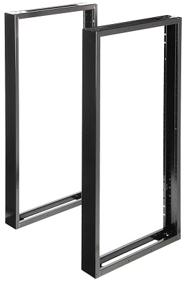 Cabinet rack 19 inch 24U 800x600 usa sticla fata + perforate spate cu role