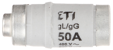 Siguranță fuzibilă ETI D02 50A 400 V gL/gG E18