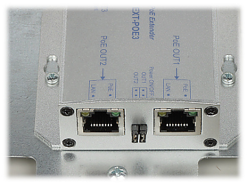 Extender PoE 4 porturi EXT-POE3H cu carcasă IP65 PULSAR
