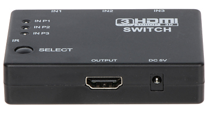 Switch HDMI 1.4b 3 intrări 1 ieșire cu telecomandă HDMI-SW-3/1-IR