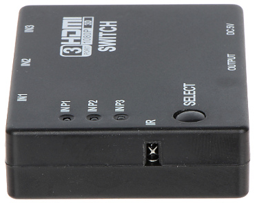 Switch HDMI 1.4b 3 intrări 1 ieșire cu telecomandă HDMI-SW-3/1-IR