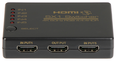 PRZE CZNIK HDMI SW 5 1P