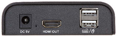 ODBIORNIK EXTENDERA HDMI USB EX 100 RX SIGNAL