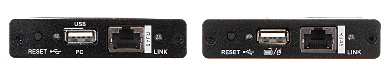 Kit extender HDMI+USB 60m pe cablu UTP