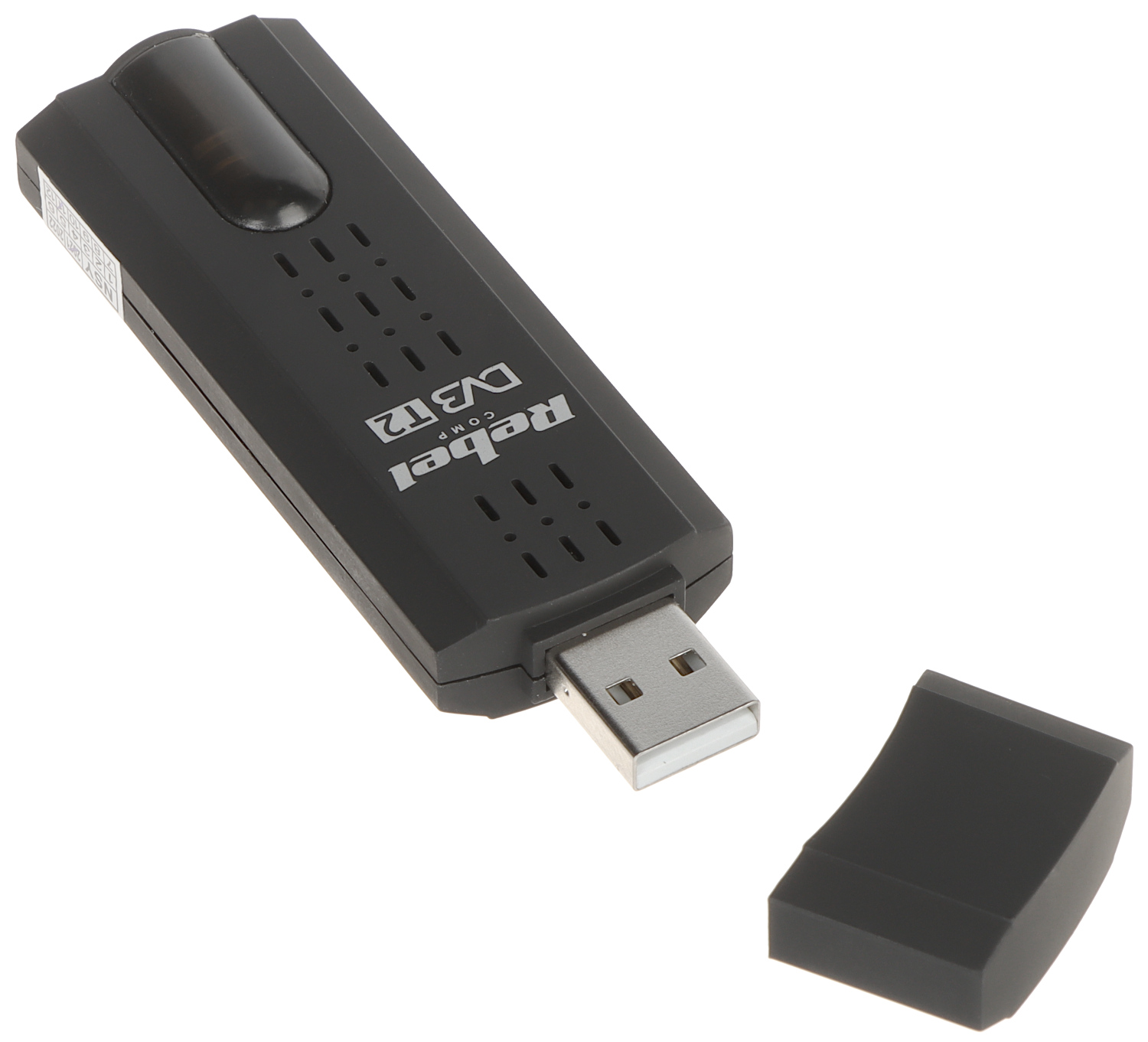 Tuner USB do laptopa i PC Rebel KOM1060 DVB-T2/HEVC