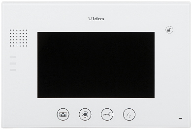 Monitor videointerfon 7 inch 800x600 M670W VIDOS alb, analogic
