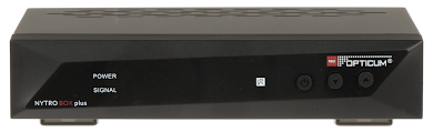 TUNER CYFROWY DVB T DVB T2 DVB C OPTI NYTRO BOX PLUS H 265 HEVC OPTICUM