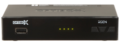 TUNER CYFROWY HD DVB T DVB T2 OPTIBOX NGEN H 265 HEVC OPTICUM
