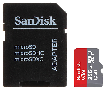 KARTA PAMI CI SD MICRO 10 256 SANDISK microSD UHS I SDXC 256 GB SANDISK