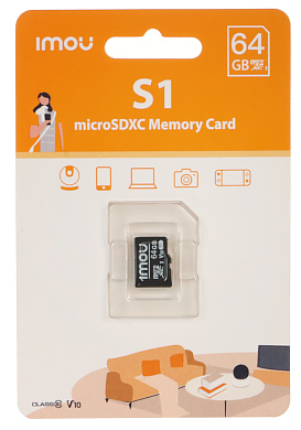 KARTA PAMI CI ST2 64 S1 microSD UHS I SDXC 64 GB IMOU
