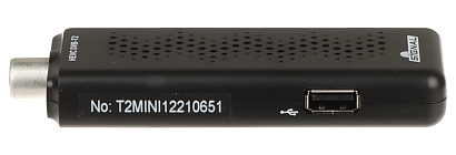 TUNER CYFROWY HD DVB T DVB T2 T2 MINI H 265 HEVC SIGNAL