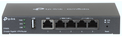 Router VPN TP-Link ER605 V2 Gigabit  max. 3 WAN + 1 USB WAN | SPI Firewall SMB Router | Omada SDN Integrated | Load Balance