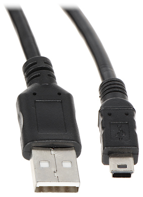 Cablu miniUSB la USB2.0 negru 1.8m