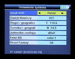UNIWERSALNY MIERNIK WS 6944P DVB T T2 DVB S S2 DVB C