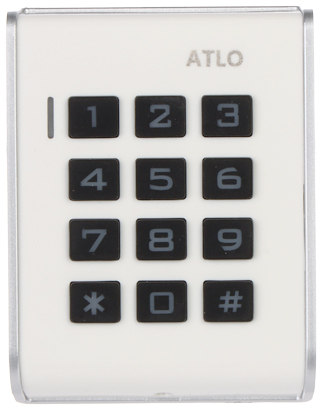 Cititor RFID standalone ATLO-KRM-103, Unique EM 125kHz, 2000 utilizatori PIN/CARD
