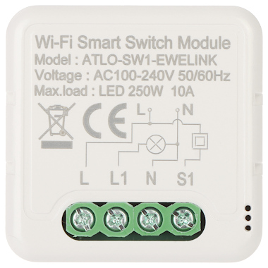 Controller WiFi iluminare 1 canal ATLO-SW1 eWeLink