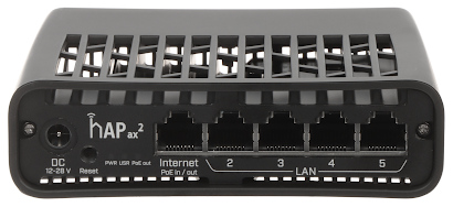 Router Mikrotik Wifi 2x2 MIMO hAP ax2 C52iG-5HaxD2HaxD-TC WiFi6